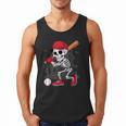 Baseball Skeleton Halloween Playing Men Tank Top Baseball Skeleton Halloween Playing Men Tank Top