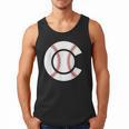 Baseball Sport Player Graphic Monogram Initial Letter C Men Tank Top Baseball Sport Player Graphic Monogram Initial Letter C Men Tank Top