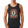 The Best Seat In The House Bucket Dad Baseball Dad Men Tank Top