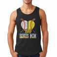 Bonus Mom Of Both Half Baseball Softball Ice Cream Drip Men Tank Top