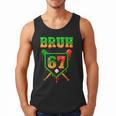 Bruh 67 Baseball Christmas Gingerbread Drip Number 67 Player Men Tank Top