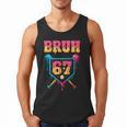 Bruh Baseball Ice Cream Drip Number 67 Player 67th Birthday Men Tank Top