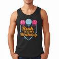 Bruh It's My Birthday Ice Cream Drip Baseball Birthday Men Tank Top