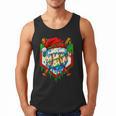 Christmas Baseball Ice Cream Drip Santa Baseball Player Kids Men Tank Top