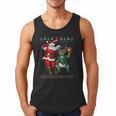 Christmas Santa Baseball Ugly Sweater Men Tank Top