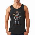 Cowboy Skeleton Baseball Halloween Graphic Men Tank Top