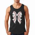 Cute Baseball Coquette Bow For Women Girls Baseball Mama Mom Men Tank Top