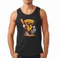 Drippy Pizza Baseball Slice Cartoon Sports Food Men Tank Top