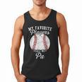 My Favorite Baseball Player Calls Me Pa Baseball Dads Men Tank Top
