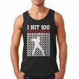 I Hit 100 Days Of School Baseball 100 Day Of School Men Tank Top I Hit 100 Days Of School Baseball 100 Day Of School Men Tank Top