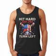 Hit Hard Run Fast Turn Left Baseball Cream Drip Crossed Bats Men Tank Top Hit Hard Run Fast Turn Left Baseball Cream Drip Crossed Bats Men Tank Top