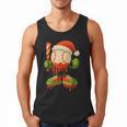 Ice Cream Drip Baseball Christmas Baseball Drip Candy Cane Men Tank Top