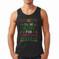 I’Ll Be Home For Christmas Baseball Ugly Sweater Men Tank Top