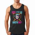 Kids Baseball Drip Bruh It's My 6th Birthday Boy Ice Cream Drip Men Tank Top Kids Baseball Drip Bruh It's My 6th Birthday Boy Ice Cream Drip Men Tank Top
