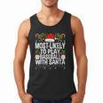 Most Likely To Play Baseball With Santa Christmas Baseball Men Tank Top Most Likely To Play Baseball With Santa Christmas Baseball Men Tank Top