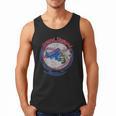 Lynyrd Skynyrd Skeleton Baseball Gun US Flag Cowboy Rock Fan Men Tank Top