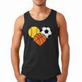 Mom Sports Heart Soccer Basketball Baseball Softball Men Tank Top Mom Sports Heart Soccer Basketball Baseball Softball Men Tank Top