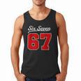Number 67 Numbered Six Seven Baseball Jersey Style Team 67 Men Tank Top Number 67 Numbered Six Seven Baseball Jersey Style Team 67 Men Tank Top