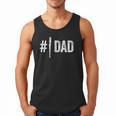 Number One Baseball Dad For Father's Day Daddy Coach Men Tank Top