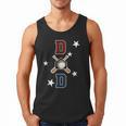Patriotic Baseball Dad Father's Day Red Blue Star Men Tank Top Patriotic Baseball Dad Father's Day Red Blue Star Men Tank Top