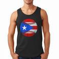 Puerto Rico Baseball Flag Boricua Beisbol Fan Gear Men Tank Top