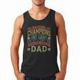 Raising Champions One Game At A Time Proud Baseball Dad Men Tank Top
