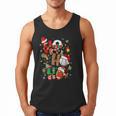 Santa Baseball Football Soccer Pajamas Ho Ho Christmas Xmas Men Tank Top Santa Baseball Football Soccer Pajamas Ho Ho Christmas Xmas Men Tank Top