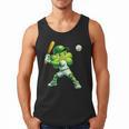 Shamrock Playing Baseball St Patricks Day Men Boys Kid Men Tank Top