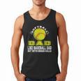 Softball Dad Like A Baseball Dad Softball Father's Day Men Tank Top