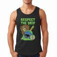 Spooky Zombie Respect The Drip Baseball Halloween Men Tank Top Spooky Zombie Respect The Drip Baseball Halloween Men Tank Top