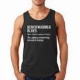 Sport Definition Baseball Soccer Benchwarmer Blues Men Tank Top