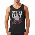 Strike Out Breast Cancer Baseball Warrior Men Tank Top