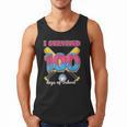 I Survived 100 Days Of School Baseball Cream Drip Boys Men Tank Top I Survived 100 Days Of School Baseball Cream Drip Boys Men Tank Top