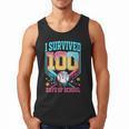 I Survived 100 Days Of School Baseball Drip Students Teacher Men Tank Top I Survived 100 Days Of School Baseball Drip Students Teacher Men Tank Top