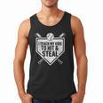 I Teach My Kids To Hit & Steal Baseball Player Coach Dad Tee Men Tank Top I Teach My Kids To Hit & Steal Baseball Player Coach Dad Tee Men Tank Top