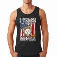 I Teach My Kids To Hit And Steal Baseball Dad American Flag Men Tank Top I Teach My Kids To Hit And Steal Baseball Dad American Flag Men Tank Top