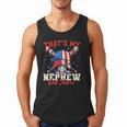 That's My Nephew Out There Baseball Cream Drip Crossed Bat Men Tank Top