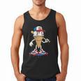 USA Patriotic Baseball Ice Cream Cone Freedom Men Tank Top