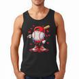 Valentine Baseball Heart Drip Sport Love Valentines Day Boys Men Tank Top