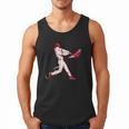 Valentines Day Baseball Batter Silhouette Heart For Men Boys Men Tank Top
