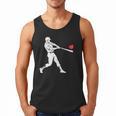 Valentines US Baseball Player Silhouette Heart Men Tank Top Valentines US Baseball Player Silhouette Heart Men Tank Top