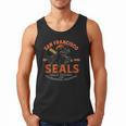 Vintage San Francisco Seals California Baseball Logo Men Tank Top