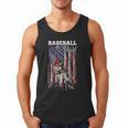 Vintage USA Flag Baseball Player Proud Baseball Dad Men Tank Top Vintage USA Flag Baseball Player Proud Baseball Dad Men Tank Top