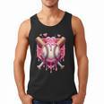 Women's Valentines Day Baseball Boys Ice Cream Drip Heart Youth Kids Men Tank Top