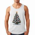 Baseball Christmas Tree Men Boys Youth Santa Sports Men Tank Top