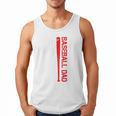 Baseball Dad Baseball American US Flag Baseball Sport Team Premium Men Tank Top