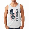 Baseball Dad Flag Tee I Raised Mine Ballpark Dad Men Tank Top