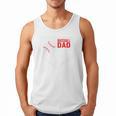 Baseball Dad Men USA American Flag Fathers Day 4th Of July Premium Men Tank Top