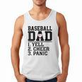 Baseball Dad Parent Of Player Family Sports Fan Lover Men Tank Top