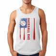 Baseball Dad USA American Flag Father's Day 4th Of July Premium Men Tank Top Baseball Dad USA American Flag Father's Day 4th Of July Premium Men Tank Top